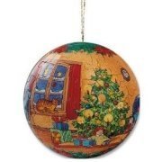 Christmas Puzzleball Ornament by Ravensburger - Blue and White