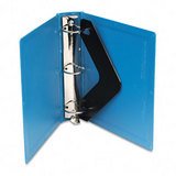 Century Molded Plastic Ring Binder, 11 X 8-1/2, Metal Hinges, 2 Cap., Blue - Same Day Shipping (orders by 3 pm), Next Day Delivery (in most cases)