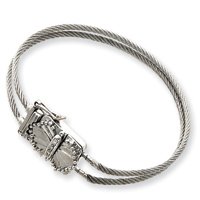 10k Diamond 8 Cable Slide Bracel