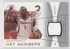 2003-04 Flair Final Edition Hot Numbers Jerseys 75 #SF - Steve Francis/75