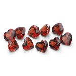 5.60 Cts of 5 mm Heart Matching Loose Garnet (10 pcs ) Gemstones