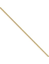 14k Gold .90mm Round Snake Chain 9 Inches