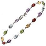 Multi Gemstone Rainbow Bracelet