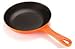 Le Creuset Cast Iron Satin Black Interior Omelette Pan, Volcanic, 20 cm