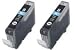 D@J Free solar calculator + 2-pk Canon CLI-8PC Photo Cyan Compatible Inkjet Cartridges W/ Chip