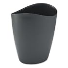 Elliptical Trash Receptacle, 28 Quart, Black RUB25981