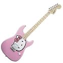 Hello Kitty Stratocaster E-Gitarre in Pink