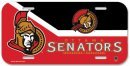 Ottawa Senators License Plate (Made of Plastic)