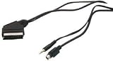 Câble fiche péritel vers 1x S-Vidéo + 1 jack 3.5mm stéréo, 5m