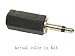 Cables To Go 03174 Stereo Jack to 3.5mm Mono Plug Adapter (Black)