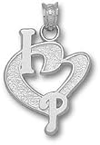 Philadelphia Phillies 3/4 I Heart P Pendant - Sterling Silver Jewelry
