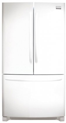 Frigidaire FGHG2344MP Gallery 22.6 Cu. Ft. French Door Counter-Depth Refrigerator - Pearl White