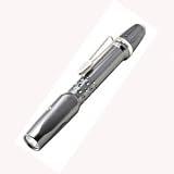New ICON Solo Flashlight 2 X AAA Dual Stage Handheld Titanium Grey With Sturdy Pocket Clip