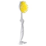 Koziol,Tim 5043535 Transparent Dish Brush which Stands On Ist Own Feeds, 2X2,56X10,35