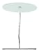 District Glass Top Side Table