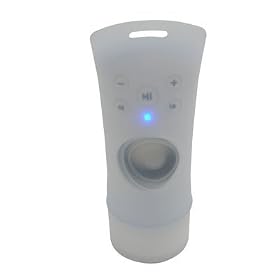 Lecteur mp3 gel douche etanche blanc