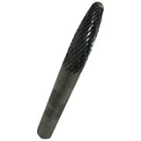Made in USA 1/4x5/8x1/4 Shnk Dblct Tree Rad End Carbide Burr