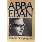 Abba Eban: An autobiography book cover