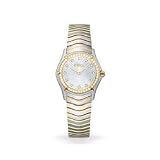 Ebel Watches - Ebel Classic Mini Two - Tone Steel and 18k Gold with Diamond Bezel and Diamond Hour... 