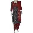 Shalwar Kameez Embroidered Cotton Multicolored Size L (slk370)