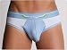 2xist Fusion No Show Brief White/Blue