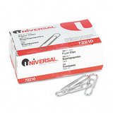 Smooth Finish No. 1 Size Paper Clips, 100 Clips Per Box (UNV72210)