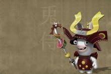 Rayman Raving Rabbids Werid Samurai Mouse Pad, Mousepad (10.2 x 8.3 x 0.12 inches)