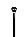 Walking Cane-Wedding Ring. This walking cane has a soft touch ball handle. This nite stick has a weight capacity of 250 pounds and black hardwood shaft 36 inches long