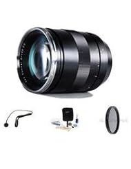 Zeiss 135mm f/2.0 APO-Sonnar T ZE Lens, Canon Mount - BUNDLE - with Heliopan 77mm Circular Polarizer Filter, Lens Cap Leash, and Lens Cleaning Kit