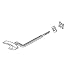 Kohler 87115-CP Left Trip Lever Service Kit, Polished Chrome
