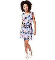 Limited Cosmic Print Dress with Belt