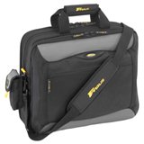 Targus Citygear York Black Grey Yellow Nylon Notebook Case