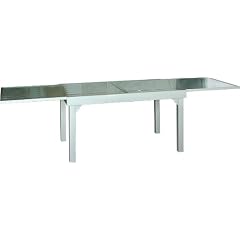 Gartentisch Diplomat-XXL Premium Ausziehtisch silber 135 - 270 cm