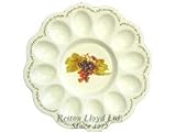 Reston Lloyd Vintage Grape Deviled Egg Melamine Tray