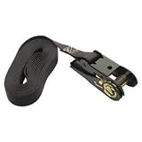 Safetybelt - 1 In Wide - 13 Feet Long - Black - Nylon