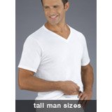 Jockey Big Man Tag-Free V-Neck T-Shirt- 2 Pack