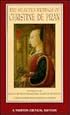 The Selected Writings of Christine De Pizan (Norton Critical Editions)