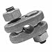 Cm Columbus Mckinnon 490-M2551 Mid-Grip Wire Rope Clip, 0.63 in., Galvanized Forged Steel