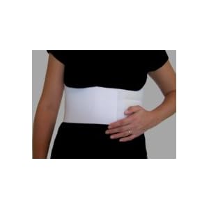 Female Rib Belt Chest Support, Small, White by Alphabrace.com