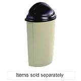 Rubbermaid-Lid For RUB3520, Half Round,21 5/16x12 5/15x9 1/16,Black (RUB362000BLA) Category: Utility Containers