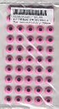 Gourmet Food : 1/2' Pink And Black Icing Eyes