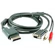 VGA Cable w/ RCA for Microsoft Xbox 360 (Connects Xbox 360 to PC Monitor) ~ Kuma