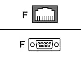 RJ45 To DB9F Cross Converter Comp with all Cyclades Serial Prdts