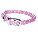 Lil Pals Satin Vinyl Collar 6-8in - Pink