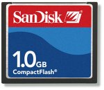 SanDisk 1GB CompactFlash Card