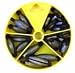 Sinker Assortment Rubber Twist Lock 25pcs - Eagle Claw Tackle 02180-006, Fishing Terminal Tackle