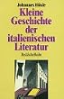 Kleine Geschichte der italienischen Literatur.