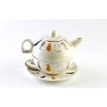 Giftware 7CAW49 --- TEA for ONE -- TEEKANNE -- TEETASSE -- TEEPOT -- CATS IN WAITING -- KATZEN -- KATER