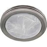 Hunter Fan Saturn 90053 Decorative Brushed Nickel Rings with Frosted Glass