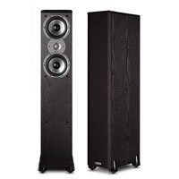 Polk Audio TSi300 Floorstanding Speaker (Single, Black)